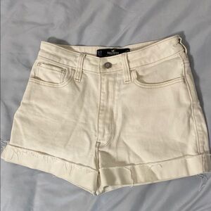 Hollister Women's White Shorts